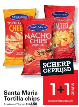 Sligro Santa Maria Tortilla chips aanbieding
