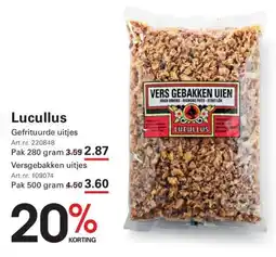 Sligro Lucullus Gefrituurde uitjes aanbieding