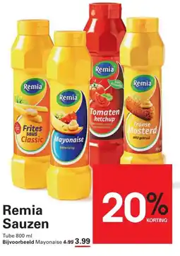 Sligro Remia Sauzen aanbieding