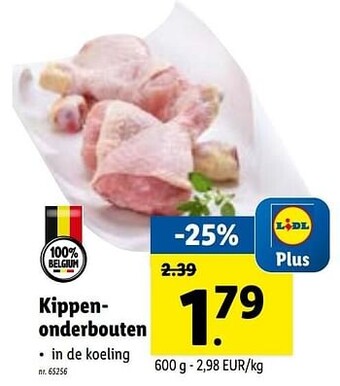 Lidl Kippenonderbouten aanbieding