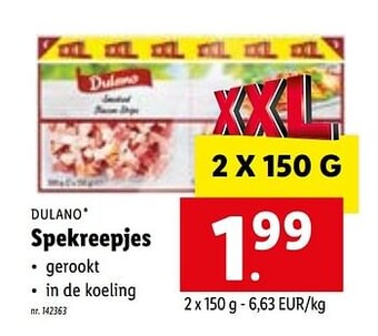Lidl Spekreepjes aanbieding