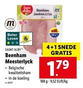 Lidl Beenham meesterlyck aanbieding