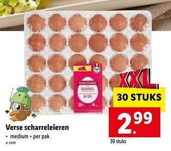 Lidl Verse scharreleieren aanbieding