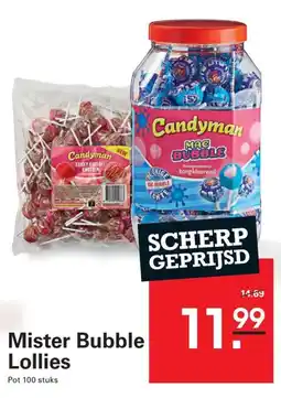 Sligro Mister Bubble Lollies aanbieding
