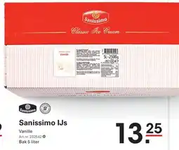 Sligro Sanissimo IJs Vanille aanbieding