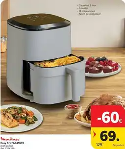 Carrefour Moulinex Easy Fry FA341GFO aanbieding