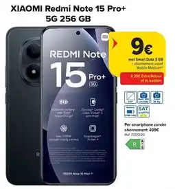 Carrefour XIAOMI Redmi Note 15 Pro+ 5G 256 GB aanbieding