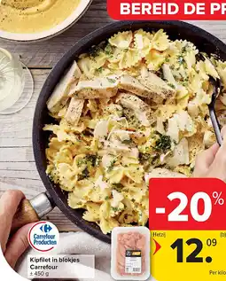 Carrefour Kipfi let in blokjes Carrefour aanbieding