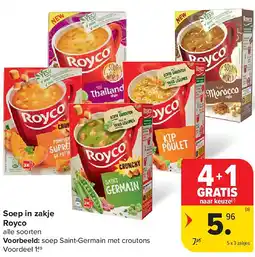 Carrefour Soep in zakje Royco aanbieding