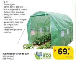 Carrefour Tunnelserre voor de tuin aanbieding