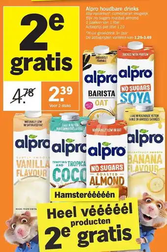 Alpro houdbare drinks