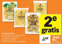Albert Heijn AH Verse pasta's aanbieding