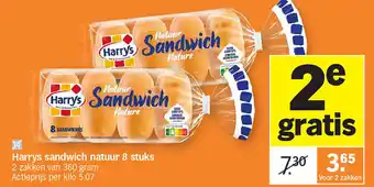 Albert Heijn Harrys sandwich natuur aanbieding
