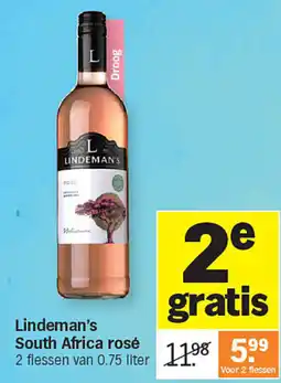 Albert Heijn Lindeman's South Africa rosé aanbieding