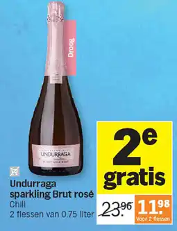 Albert Heijn Undurraga sparkling Brut rosé aanbieding