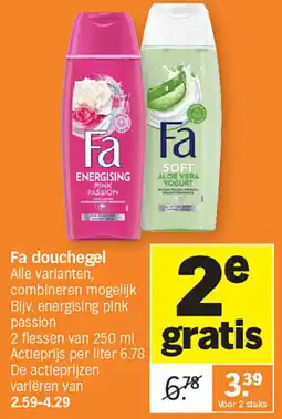 Albert Heijn Fa douchegel aanbieding