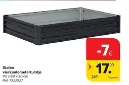 Carrefour Stalen vierkantemetertuintje aanbieding