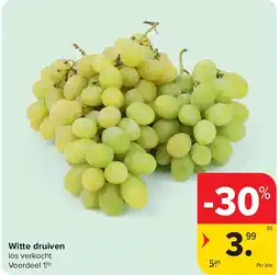 Carrefour Witte druiven aanbieding