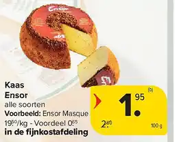 Carrefour Kaas Ensor aanbieding