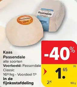 Carrefour Kaas Passendale aanbieding