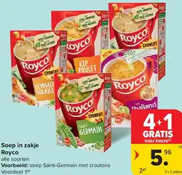 Carrefour Soep in zakje Royco aanbieding