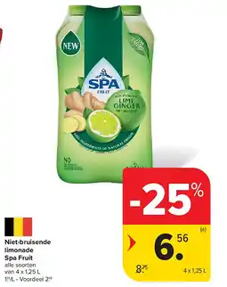 Carrefour Niet-bruisende limonade Spa Fruit aanbieding