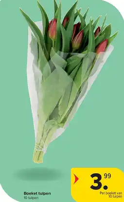 Carrefour Boeket tulpen aanbieding