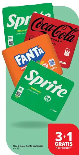 Carrefour Coca-Cola, Fanta en Sprite aanbieding