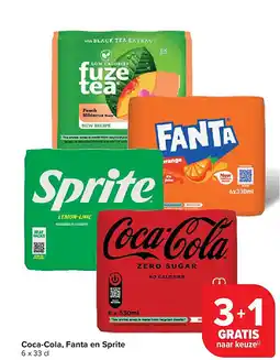 Carrefour Coca-Cola, Fanta en Sprite aanbieding