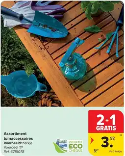 Carrefour Assortiment tuinaccessoires aanbieding
