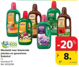 Carrefour Meststof voor bloeiende planten en geraniums Substral aanbieding