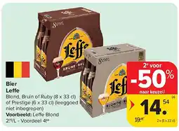 Carrefour Bier Leffe aanbieding
