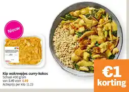 Albert Heijn Kip wokreepjes curry-kokos aanbieding