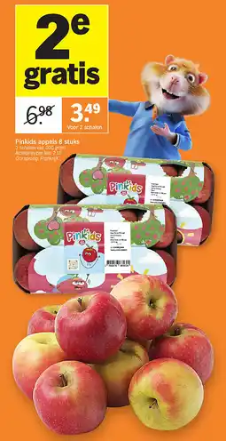 Albert Heijn Pinkids appels 8 stuks aanbieding