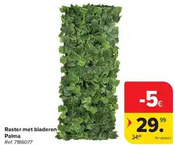 Carrefour Raster met bladeren Palma aanbieding