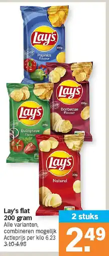 Albert Heijn Lay's flat 200 gram aanbieding