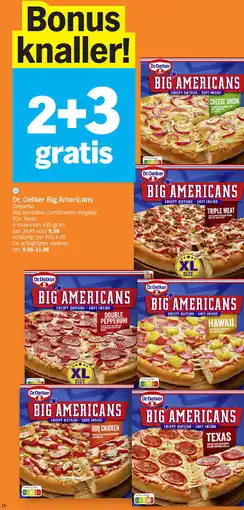Albert Heijn Dr. Oetker Big Americans aanbieding