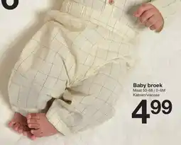 Zeeman Baby broek aanbieding