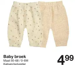 Zeeman Baby broek aanbieding