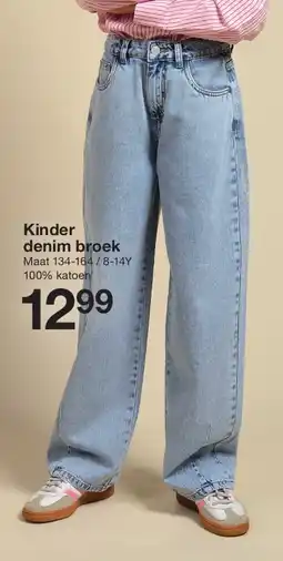 Zeeman Kinder denim broek aanbieding