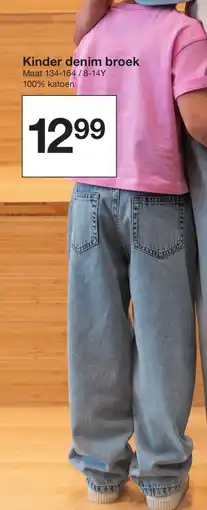 Zeeman Kinder denim broek aanbieding