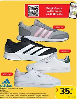 Carrefour Sneakers voor dames of heren Adidas aanbieding