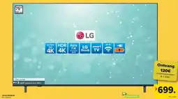 Carrefour Lg 75UA74006LB ULTRA HD 4K Tv aanbieding