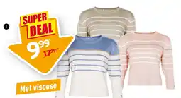 Trafic Trui ronde kraag dames aanbieding