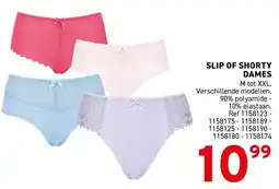 Trafic Slip of shorty dames aanbieding