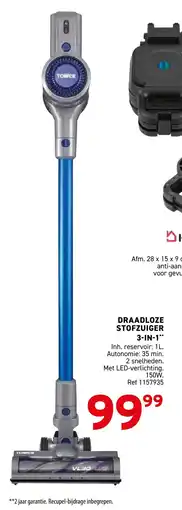 Trafic Draadloze stofzuiger 3-in-1 aanbieding