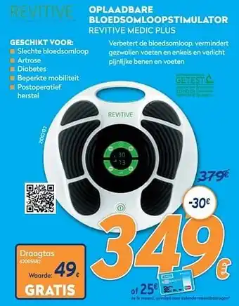 Krëfel Revitive oplaadbare bloedsomloopstimulator revitive medic plus aanbieding