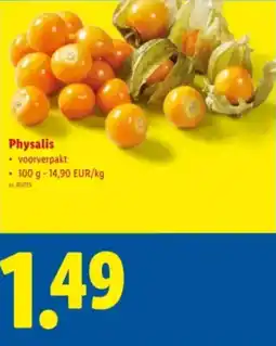 Lidl Physalis aanbieding