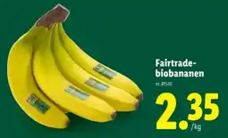 Lidl Fairtrade biobananen aanbieding