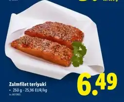 Lidl Zalmfilet teriyaki aanbieding